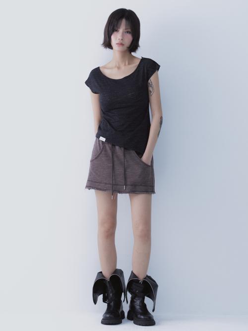 HAZE SKIRT PANTS BROWN