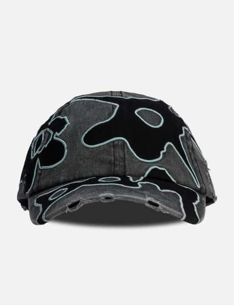 Locke Denim Applique Baseball Cap
