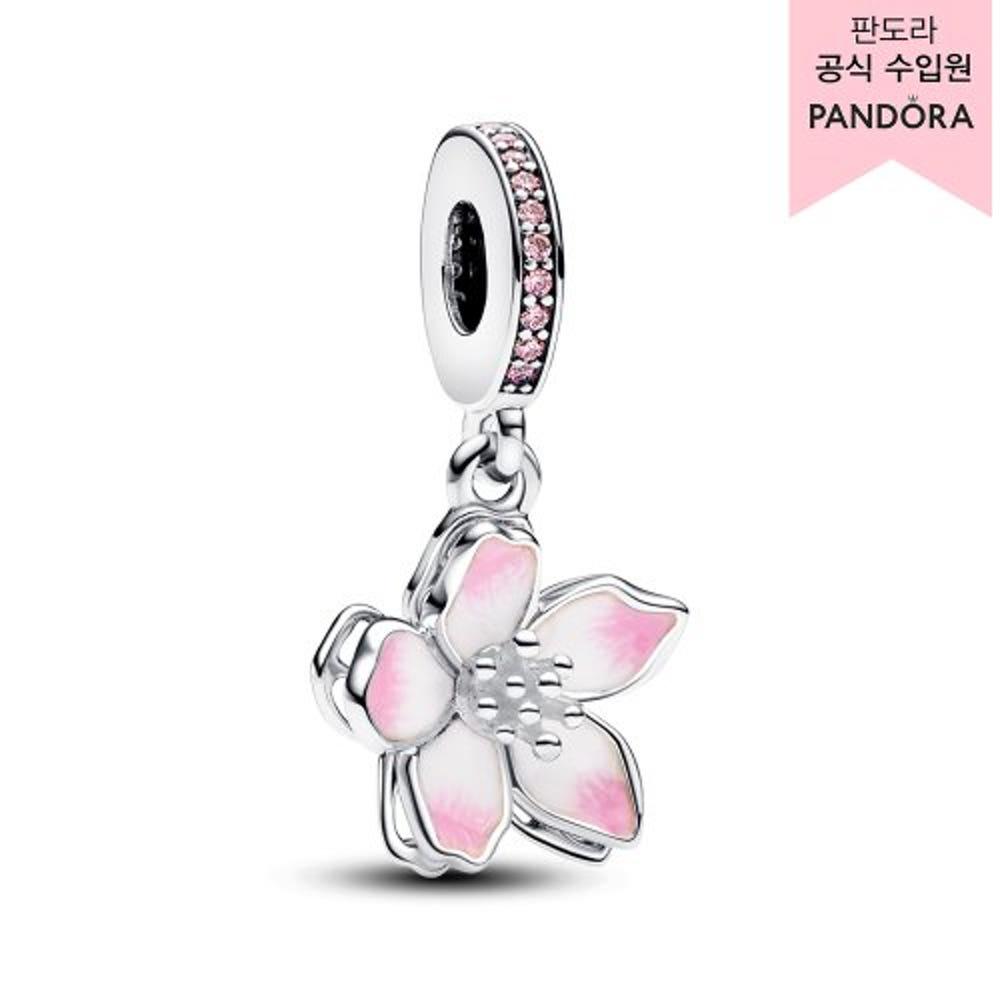 [판도라](신세계 강남점)[백화점 보증서 제공]체리 블로썸 댕글 참_790667C01