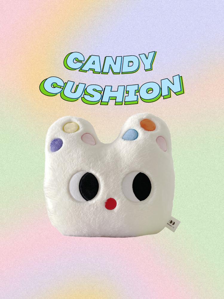 수심 Candy Cushion 캔디 쿠션 거실 침실 데코 귀여운 캐릭터 소품 포인트 소파