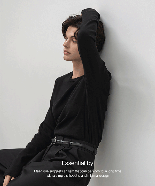 매니크 [🌿봄신상/1만장판매/Essential] 더포트 스탠다드 라운드넥 티셔츠 (긴소매/반소매)