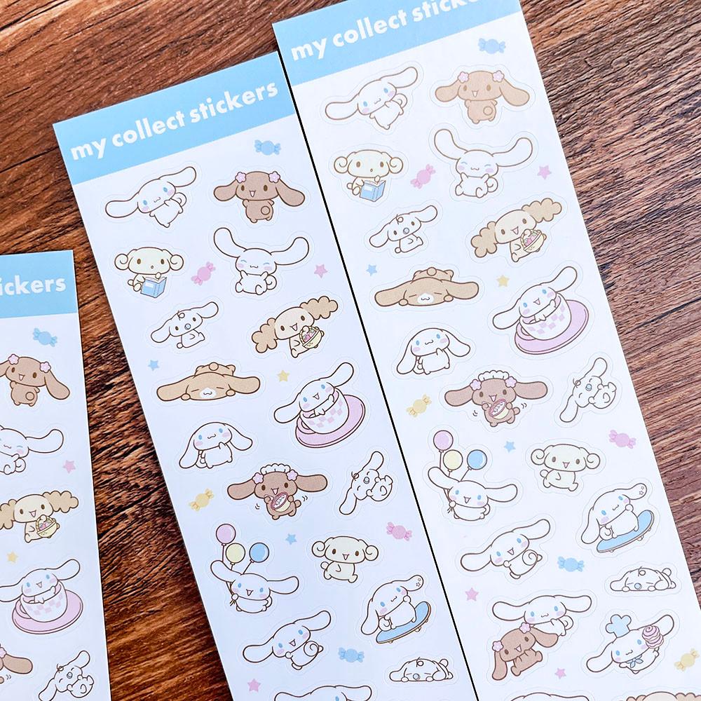 산리오 시나모롤 모카 캐릭터 씰 스티커