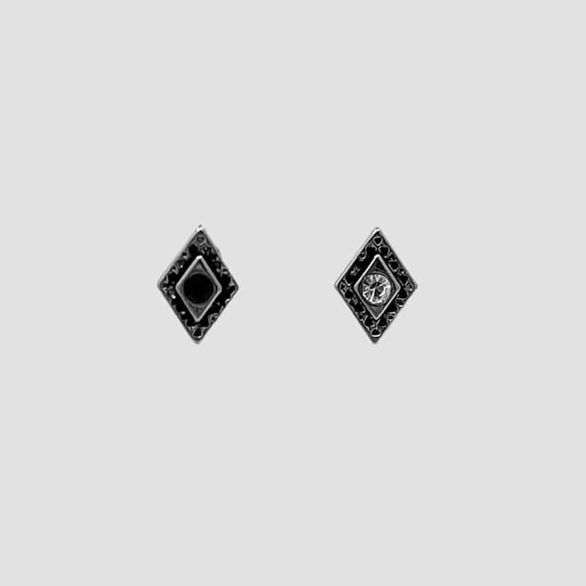다이아엔틱프레임[블랙/크리스탈]피어싱/귀걸이