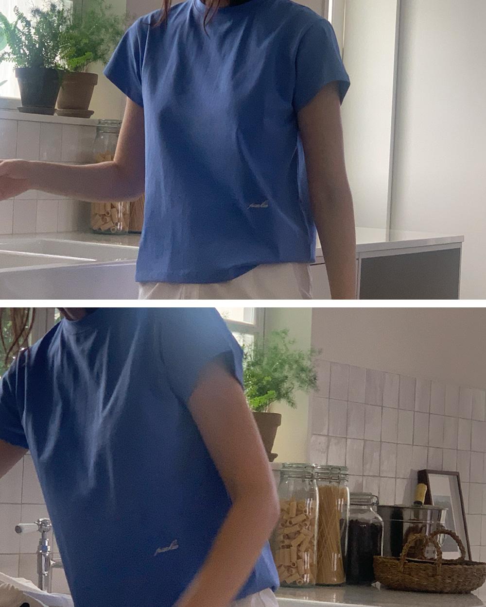 [자체제작] Foi t-shirt (blue)