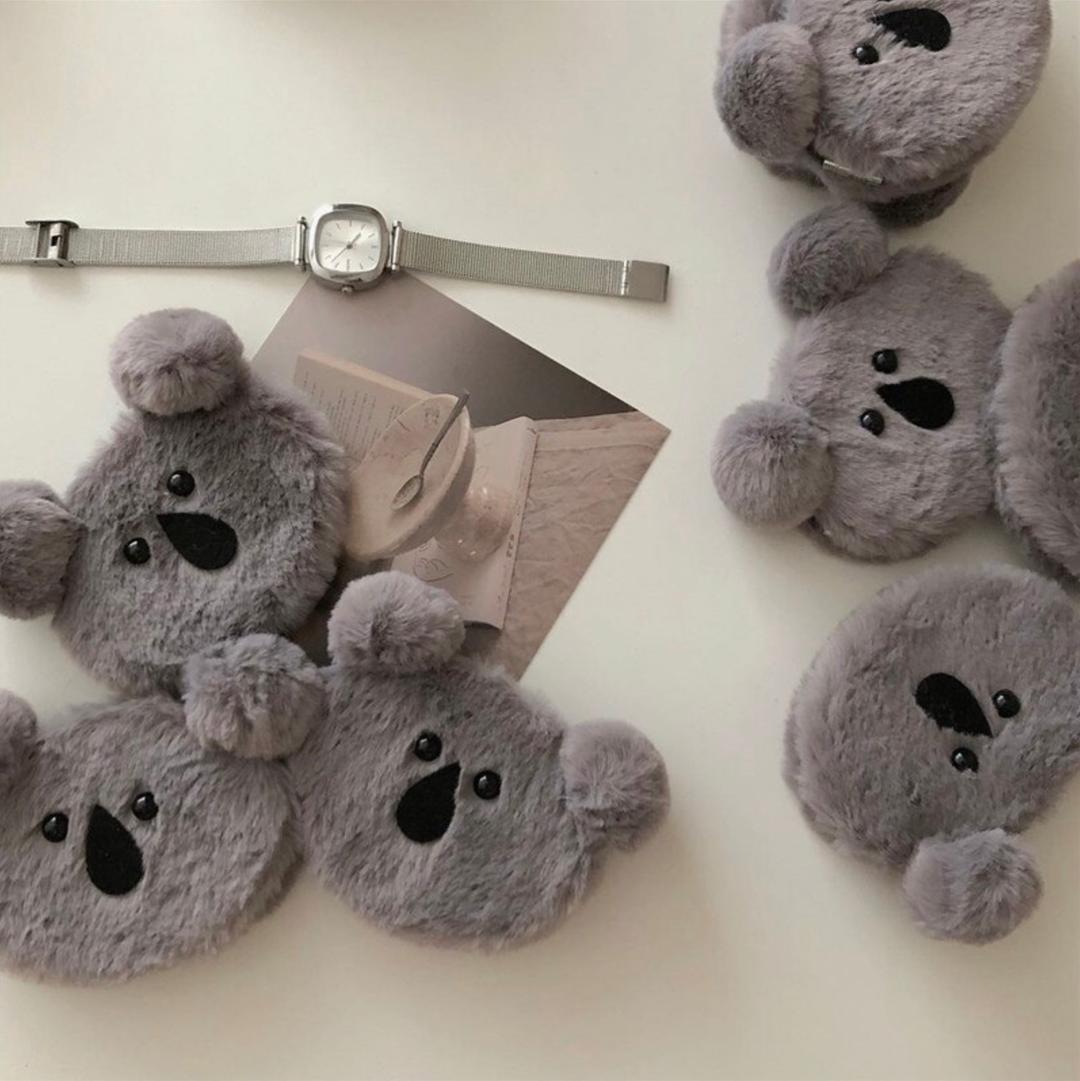 코알라 얼굴 양면 손거울 귀여운 인형 거울