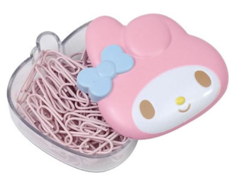 산리오 마이멜로디 컬러클립 보관함 세트