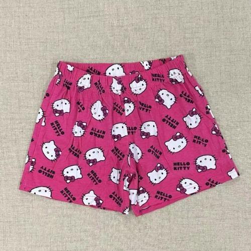 헬로키티 꾸안꾸 핫핑크 반바지