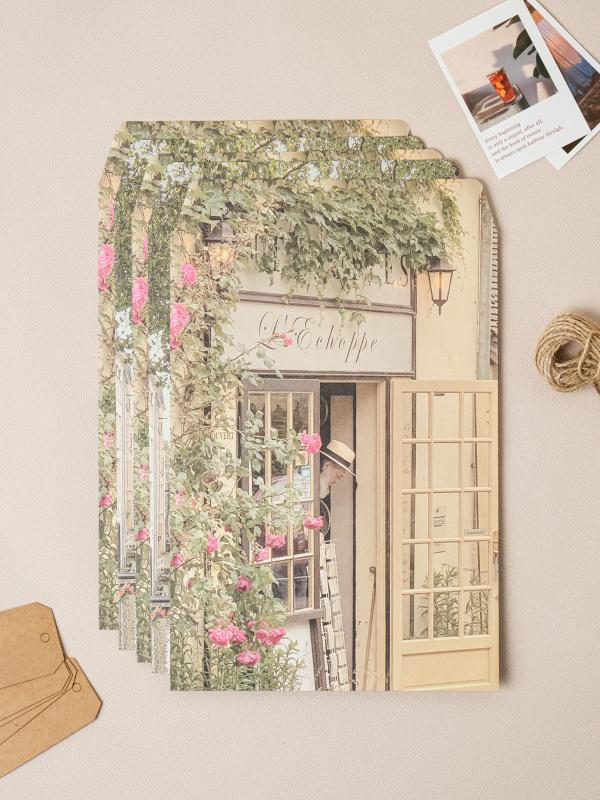 풍경 빈티지 포장 봉투 5매입 B타입