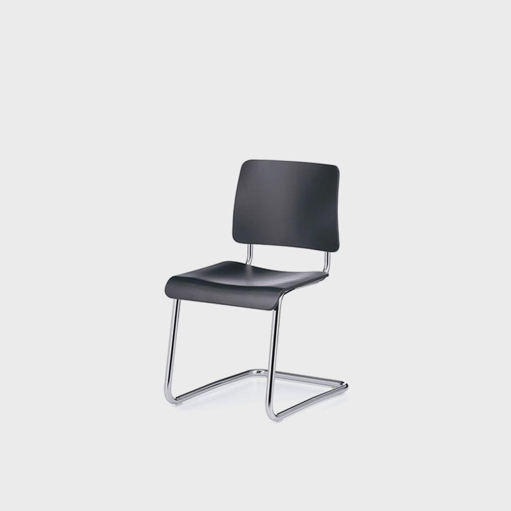 [L&C stendal] Weimar 5012 Chair 블랙/크롬 프레임 예약주문