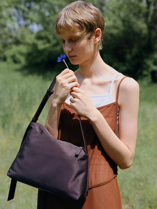 Rowie shoulder bag Nylon Umber