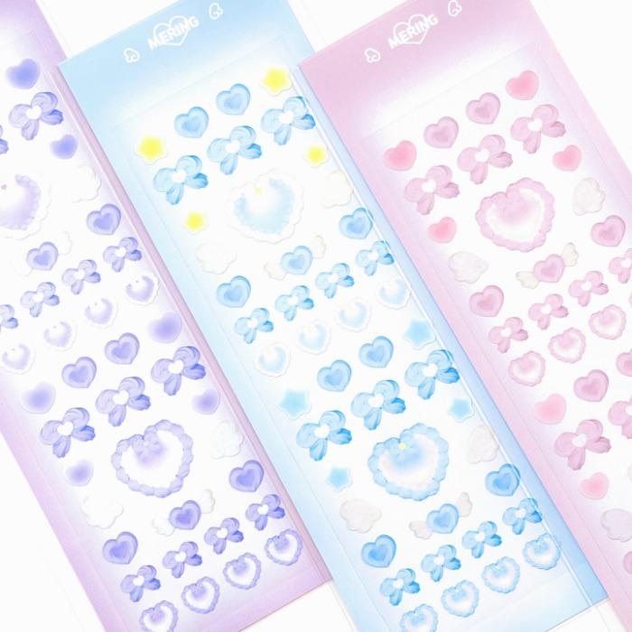 앤젤 휘핑크림 스티커 [3종]