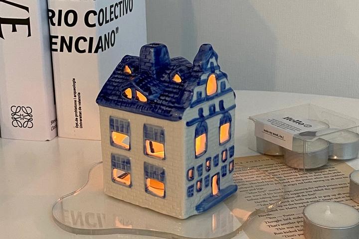 블루 하우스 캔들 홀더 (캔들증정)