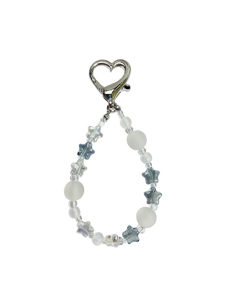 [LIMITED] Starlight 비즈 스트랩 하트 키링