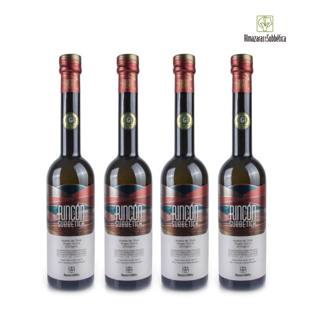 세계랭킹1위[알마자라스]링콘 델라 수베티카 유기농 엑스트라 버진 올리브오일 500ml 4개(쇼핑백포함) [원산지:스페인]