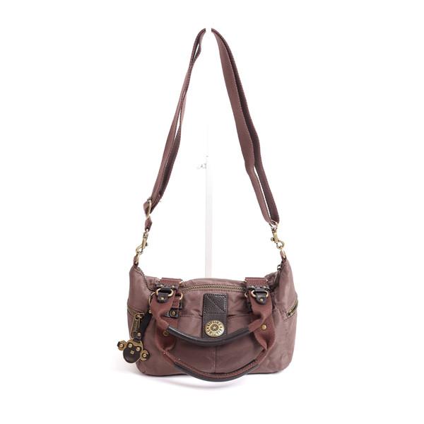 [KIPLING] 멀티 포켓 나일론 숄더백 (브라운)