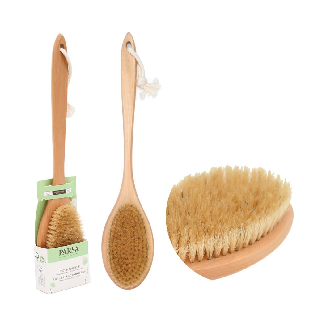 파르사 돈모 바디브러쉬 [시원한 샤워+등드름BYE] FSC단풍나무+천연돈모 브러쉬