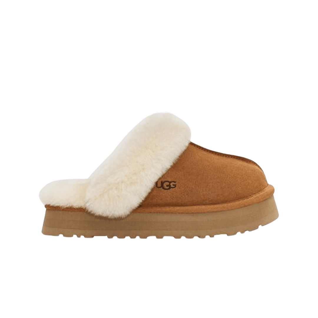 (W) UGG Disquette Slippers Chestnut