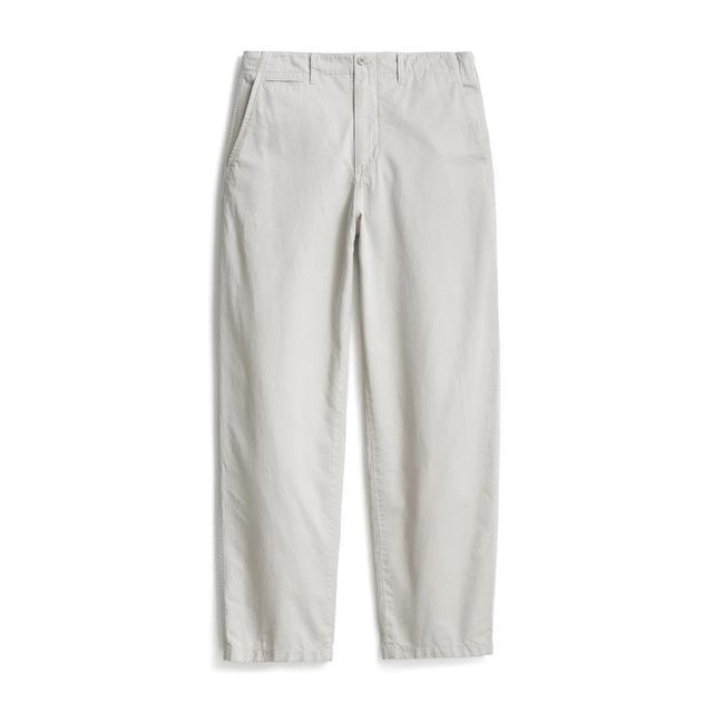 Herringbone Overdyed Officer Chino Pants_Light Gray