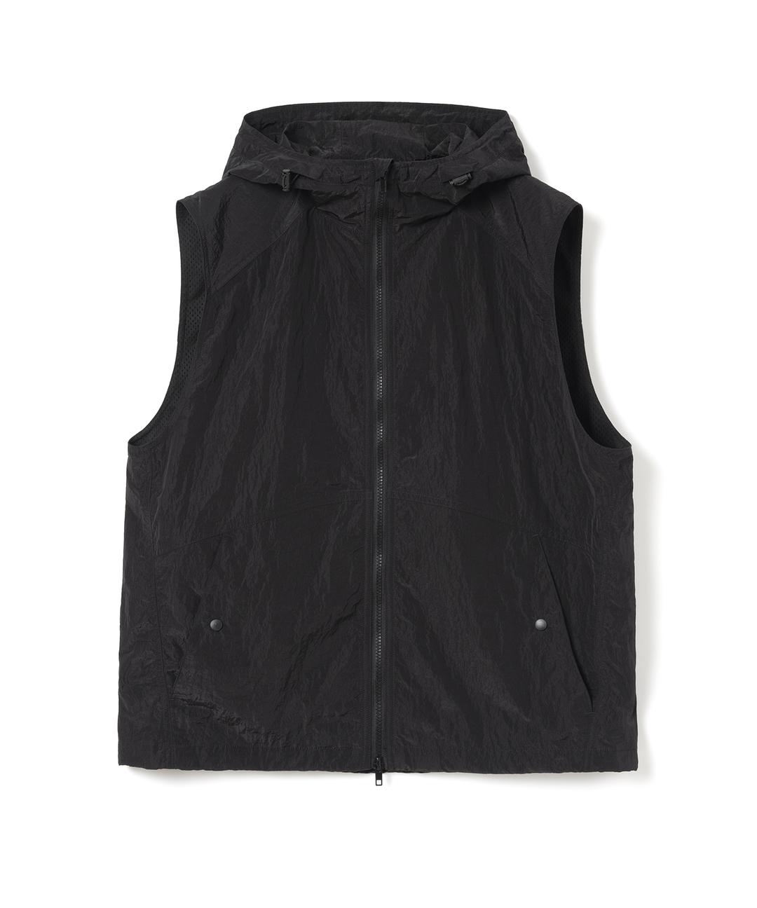 [밀로 아카이브] 후드 집업 베스트 [블랙]