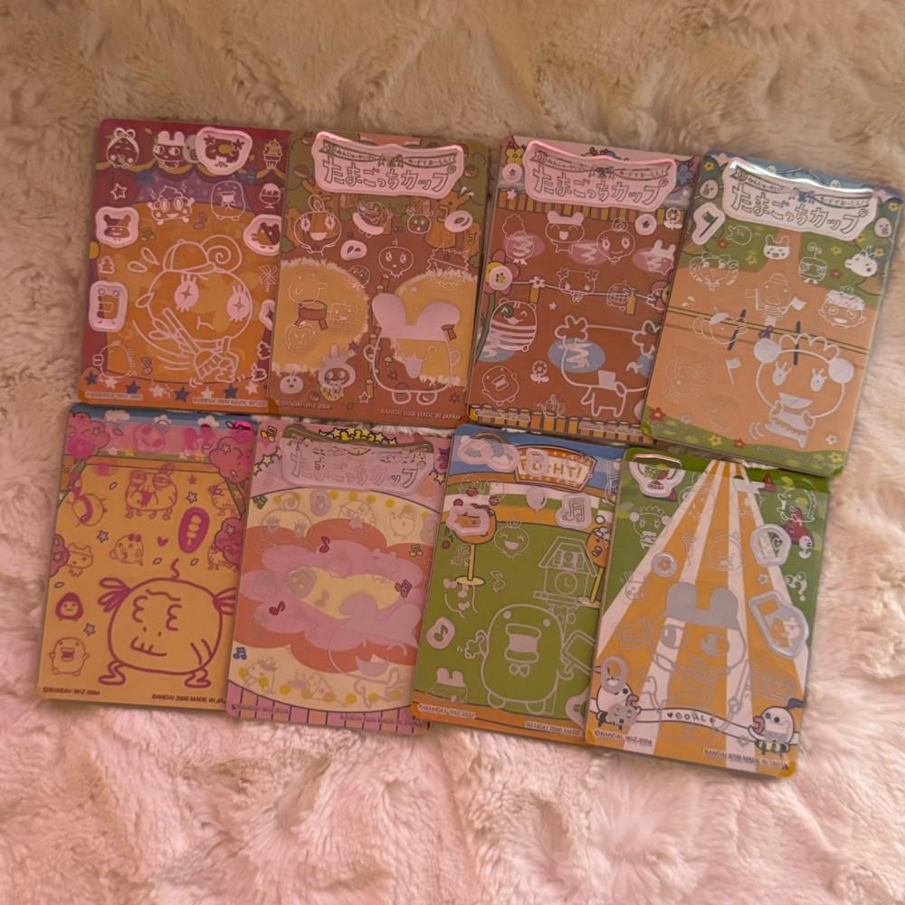 [고전문구] 다마고치 스티커 카드 세트 (랜덤발송)