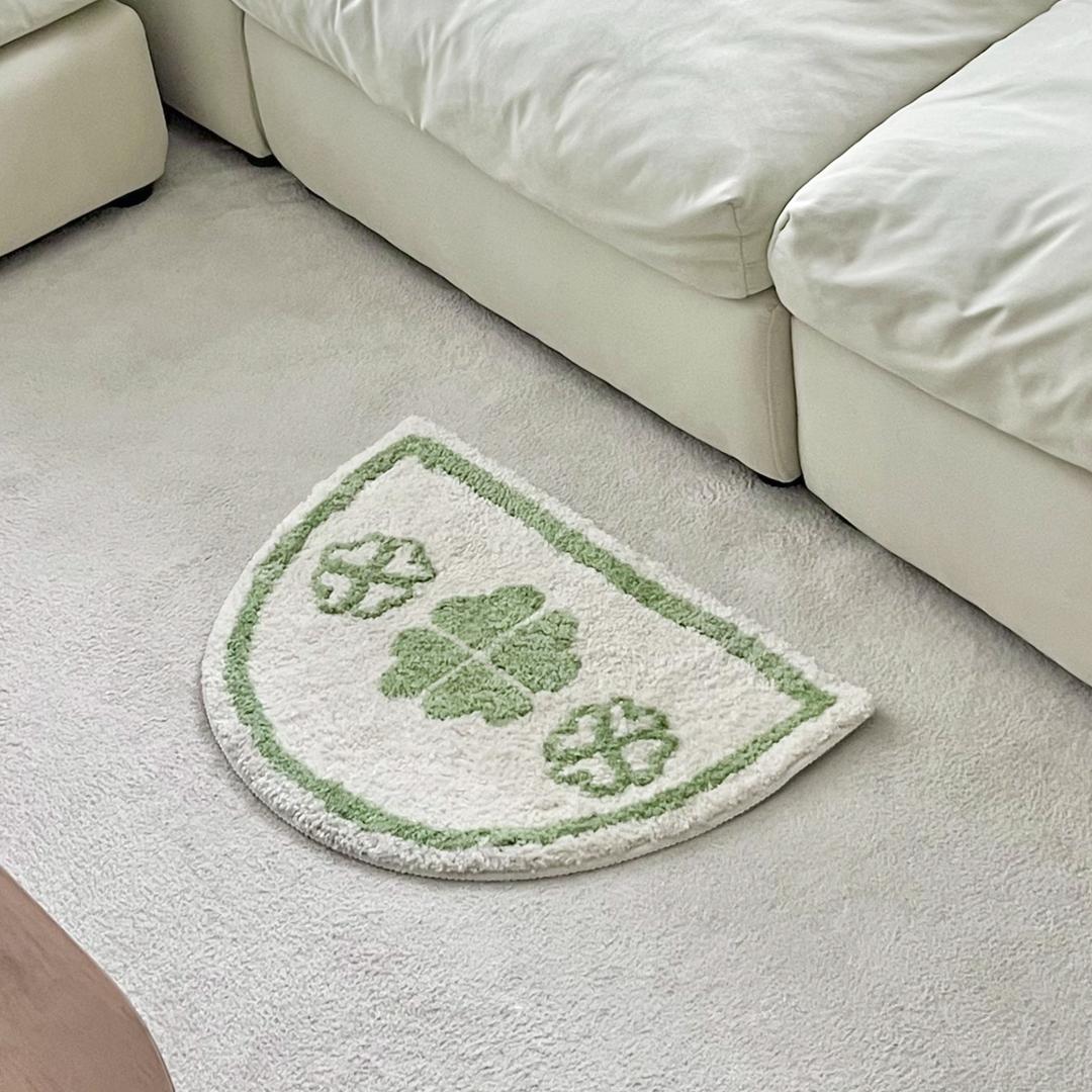 행운을 주는 돈돈즈 네잎클로버 러그 집들이/이사 인테리어 선물