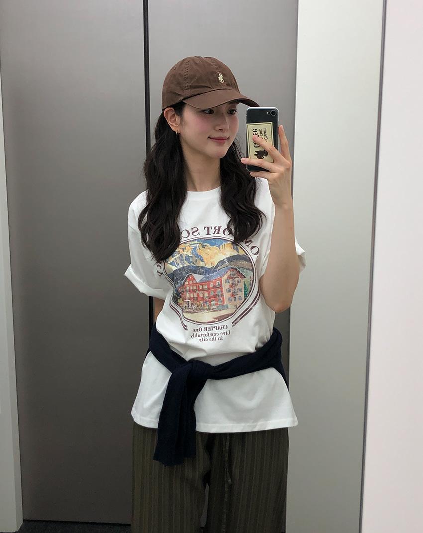 (릴스 주문 폭주!) 티베트 캐주얼 반팔티 2color!