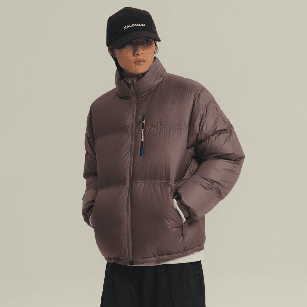 컨투어 다운 자켓 - 퍼플 그레이 / S