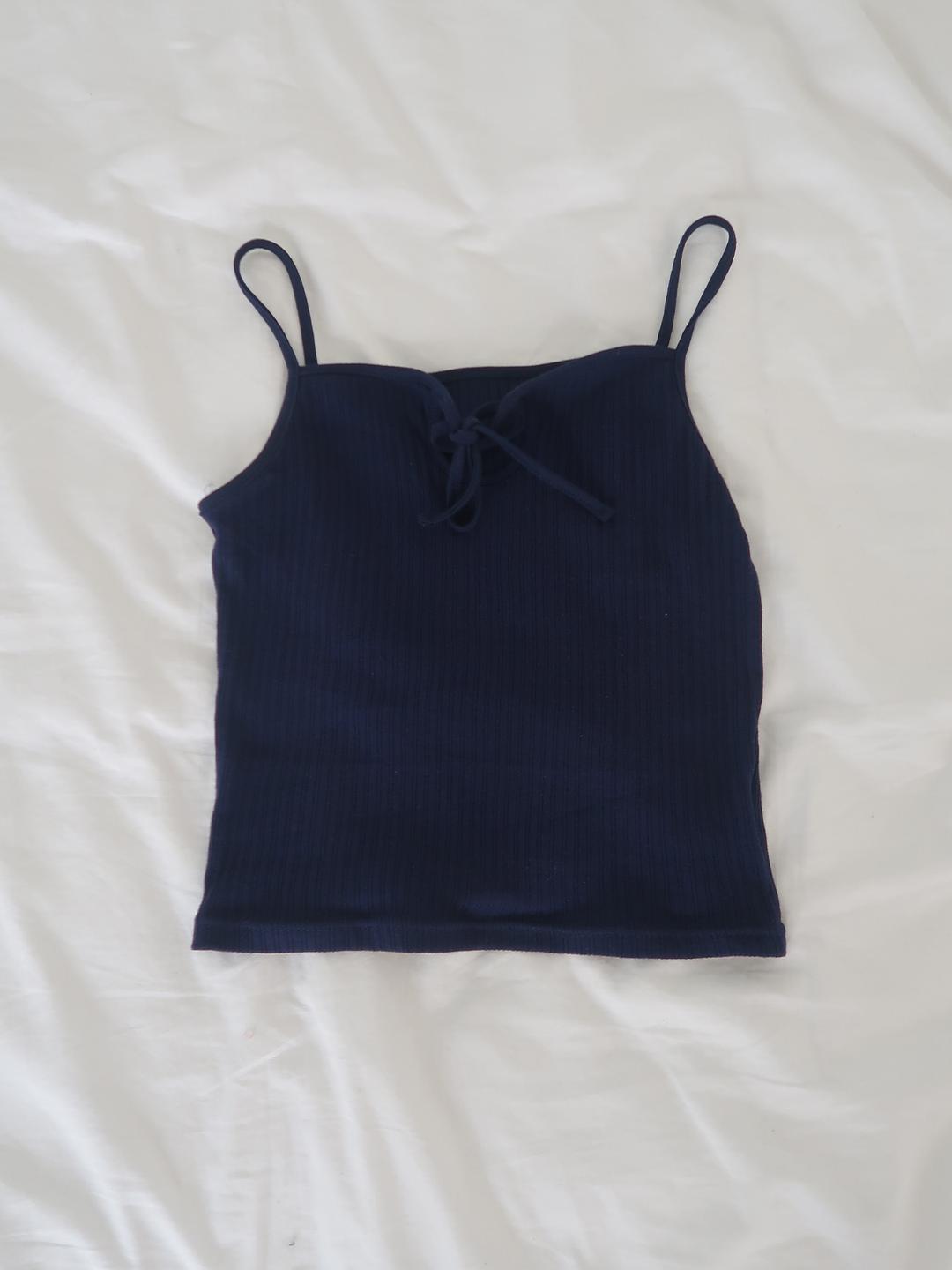 roen ribbon sleeveless