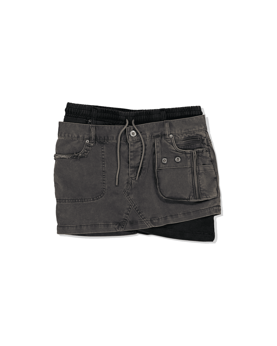 (ARIELLA) Strange Skirt - 0 / WASHED NAVY
