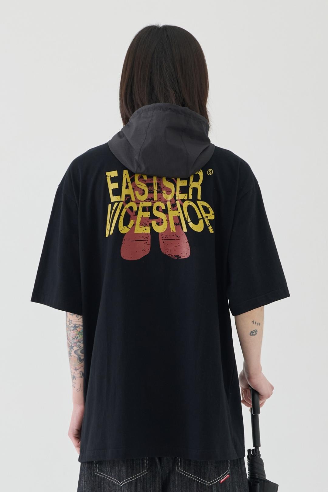 Robo Vice Shop Half T - Black