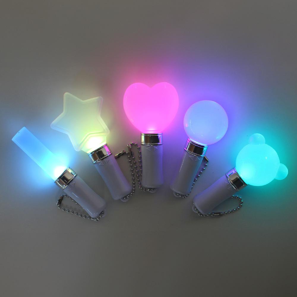 미니 응원봉 LED 키링 / 미니어쳐 미니어처 아이돌 굿즈 야광봉 만들기 DIY