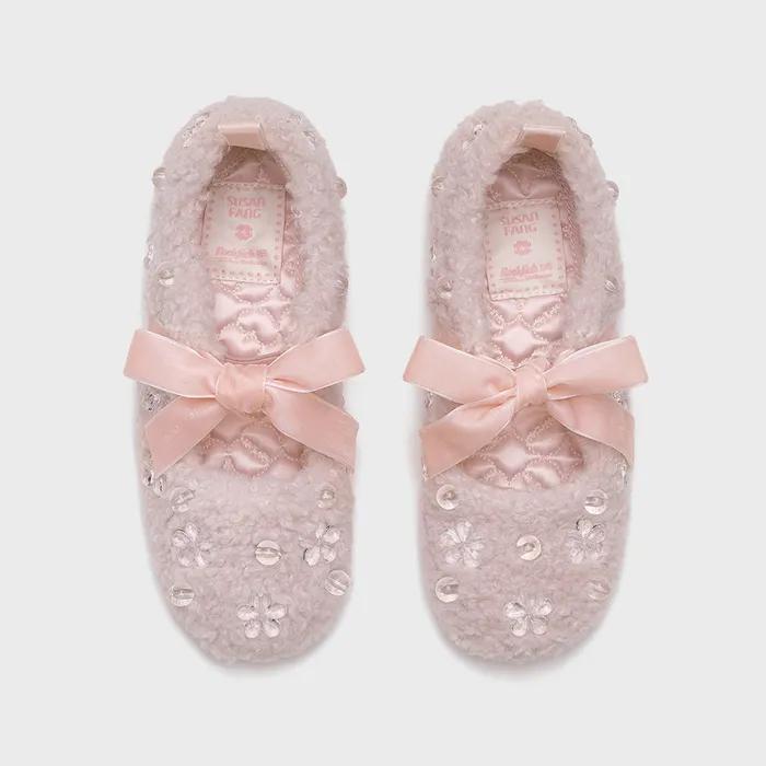 [X SUSAN FANG] FURRY MARYJANES - PINK