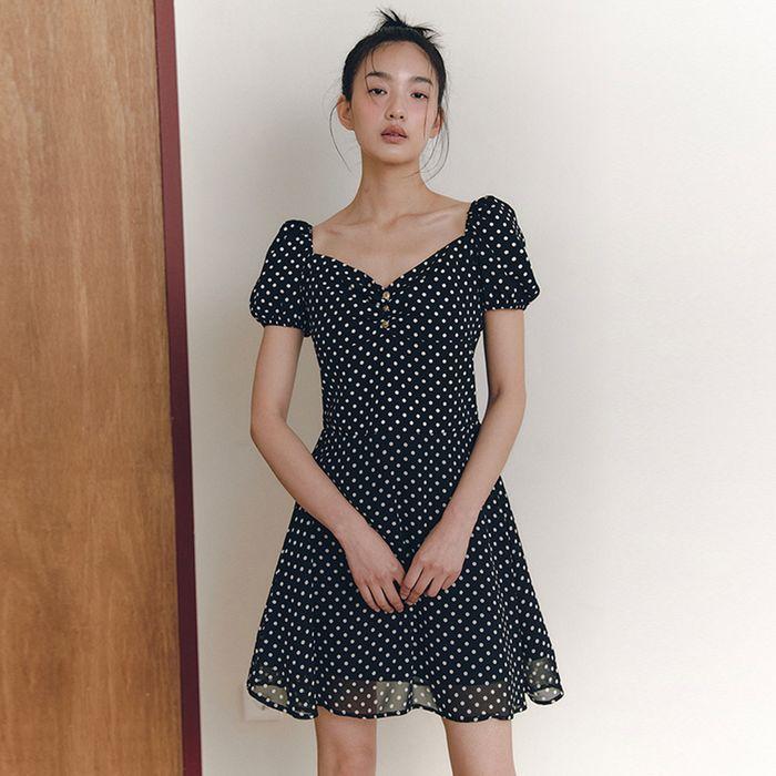Dot Celia One-piece_black