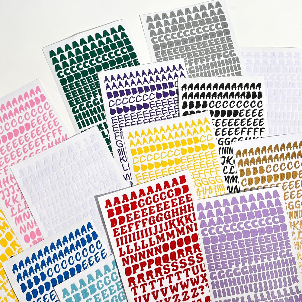 필오프 알파벳 수입 숫자 스티커 대문자 소문자 폴꾸 다꾸 탑꾸