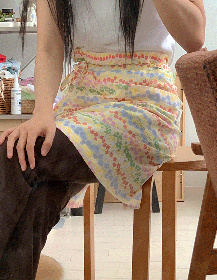 [6th reorder] Summer Flower Apron