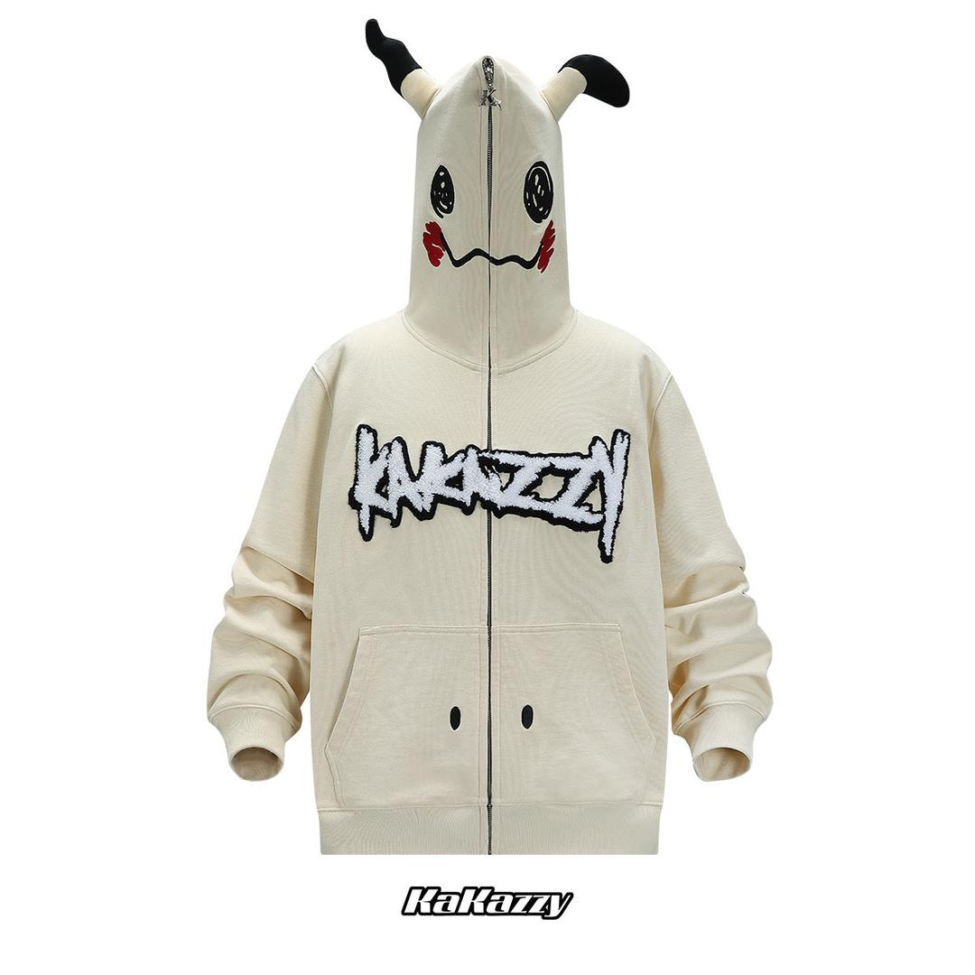 Kakazzy Full Zip Hoodie Light Khaki