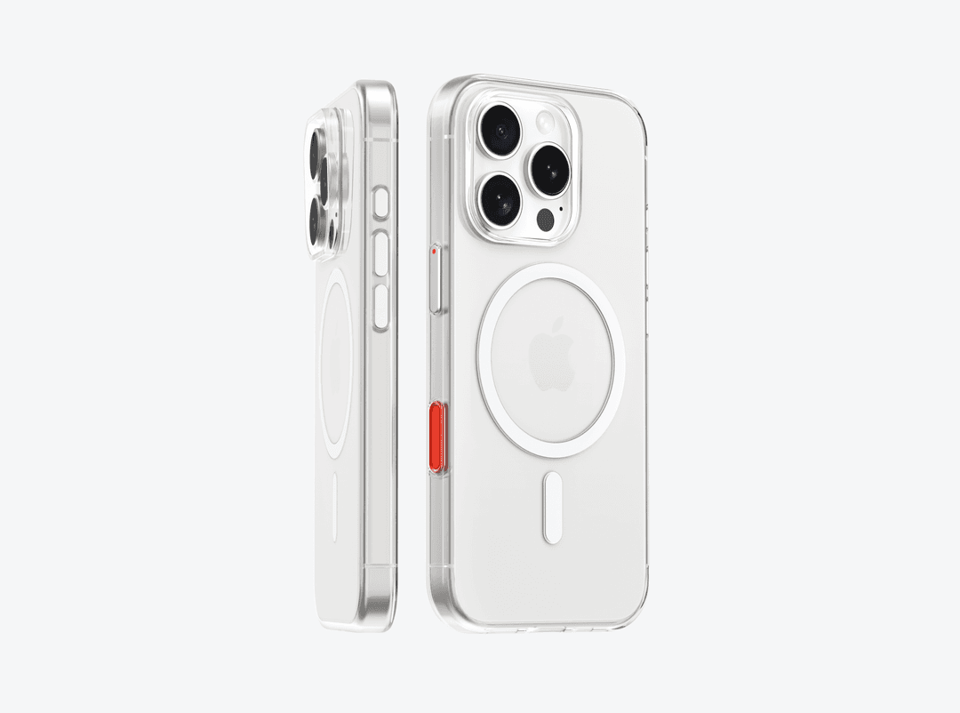 플랫 iPhone 16 클리어 마그네틱 케이스