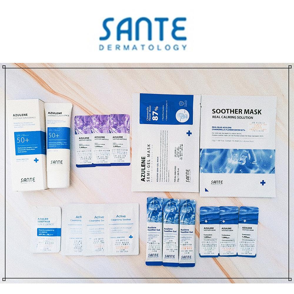 [최신리뉴얼] 상떼선크림 아줄렌 수더 선에센스 50ml+샘플set