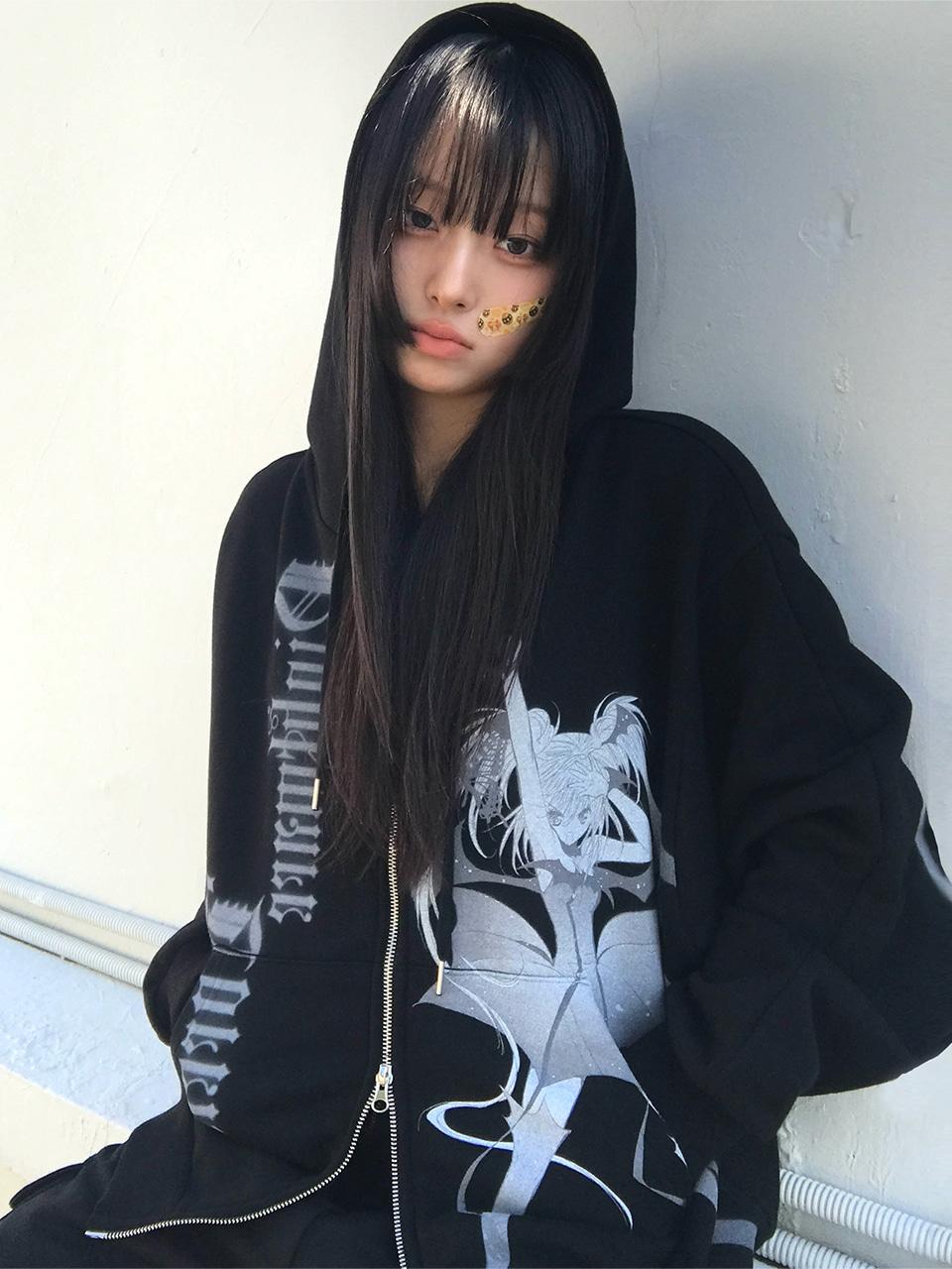 [10/31 예약배송]SHUGO CHARA! HOOD ZIPUP(BLACK)