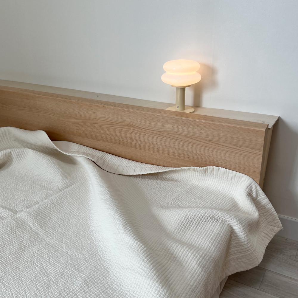 [롬나홈] 촘촘 패드 100% 순수 천연목화솜 여름 이불 겸 365일 패드