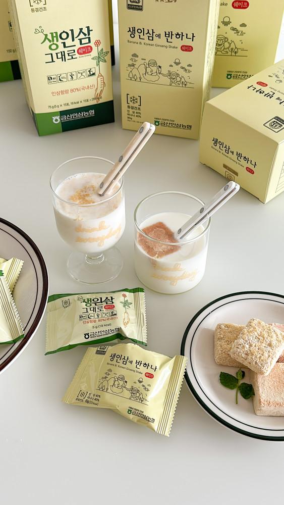 (추석선물)[7차] 생인삼그대로 / 생인삼반하나 쉐이크 [원산지:국산]