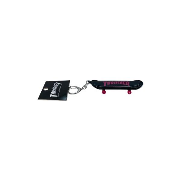 thrasher skateboard keyring (pink••🗝️🔑)