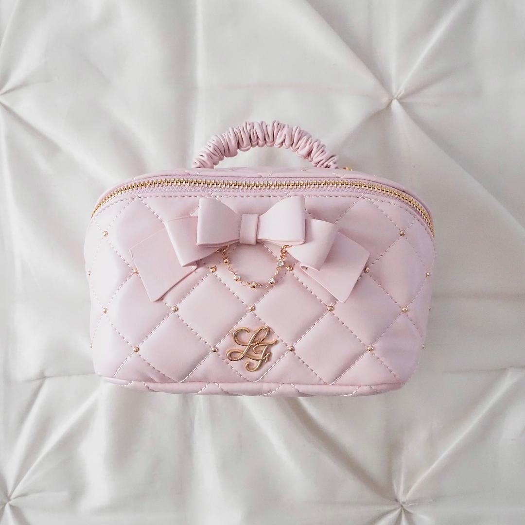 《LAFARY》キルティングメイクポーチ - ドリーミーローズ