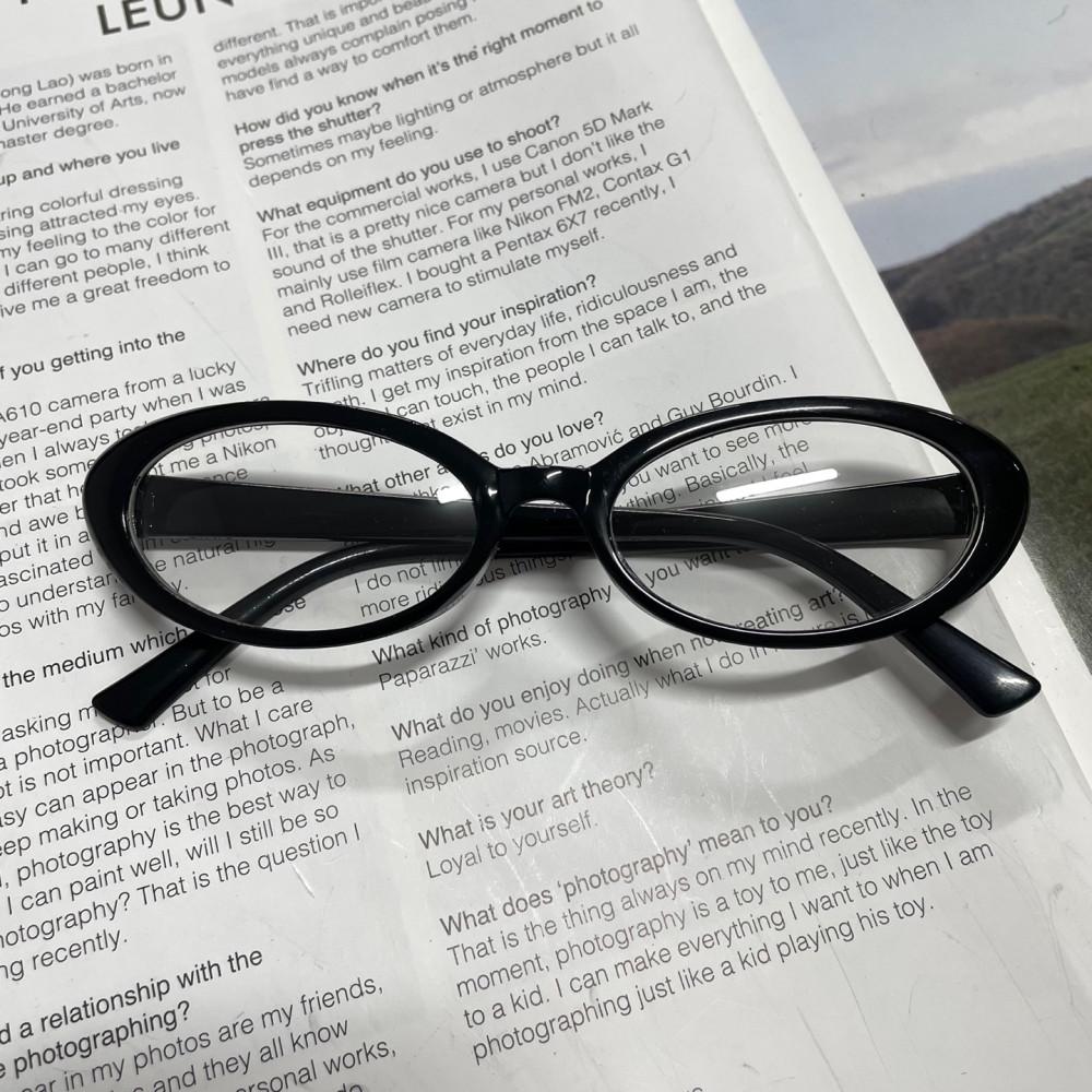 빈티지 지니 블랙 뿔테 안경 긱시크안경