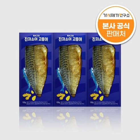 가시제거연구소 양념구이 진저소이 총 300g 전자레인지 순살 고등어 구이, 100g, 3개