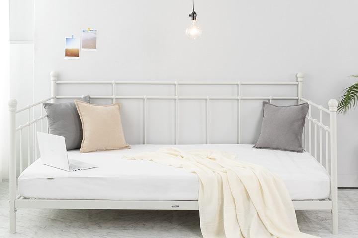 드림 철제 데이베드 쇼파 C형 슈퍼싱글(SS) 프레임 2colors