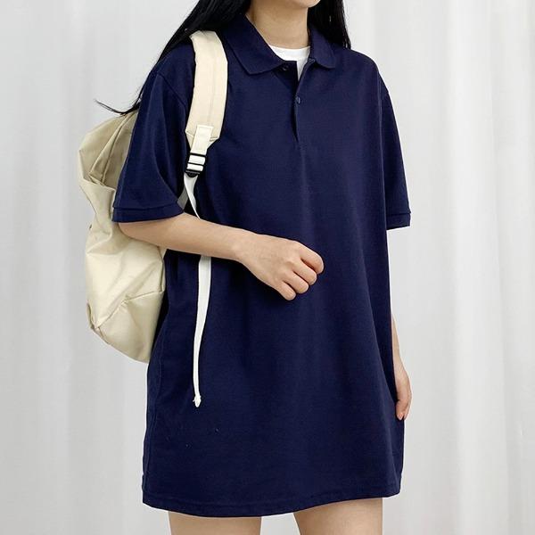 [1+1+1할인/오버핏~3XL] 6단 무지 PK 카라티