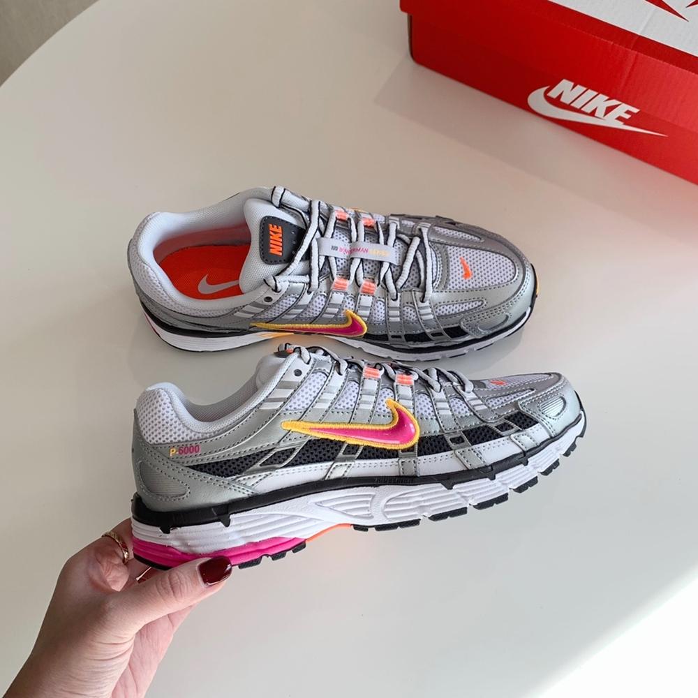 나이키 우먼스 P6000 실버 핑크