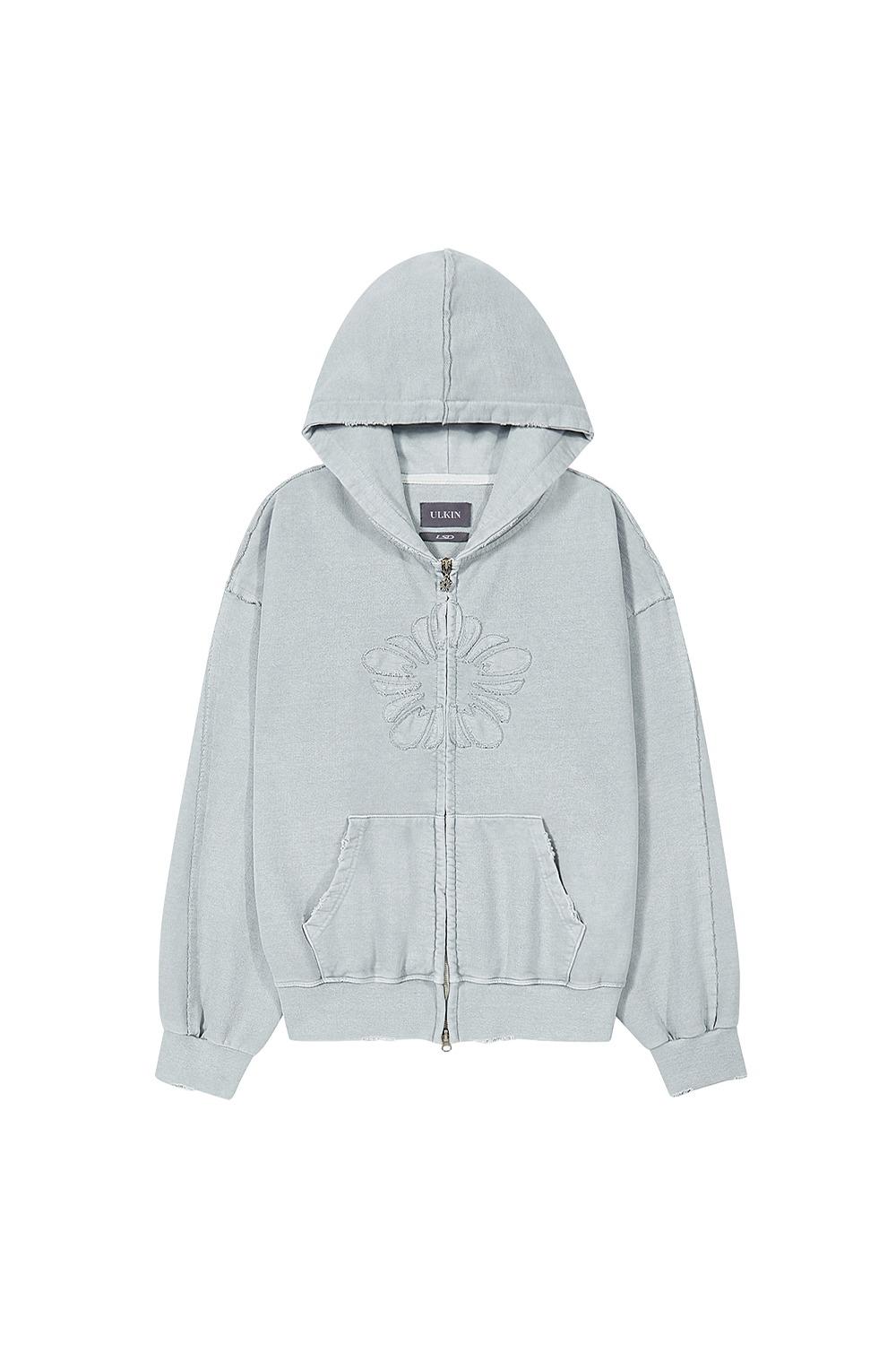 [Runway] MUGUNG Vintage Zip-up Hoodie_Baby Blue