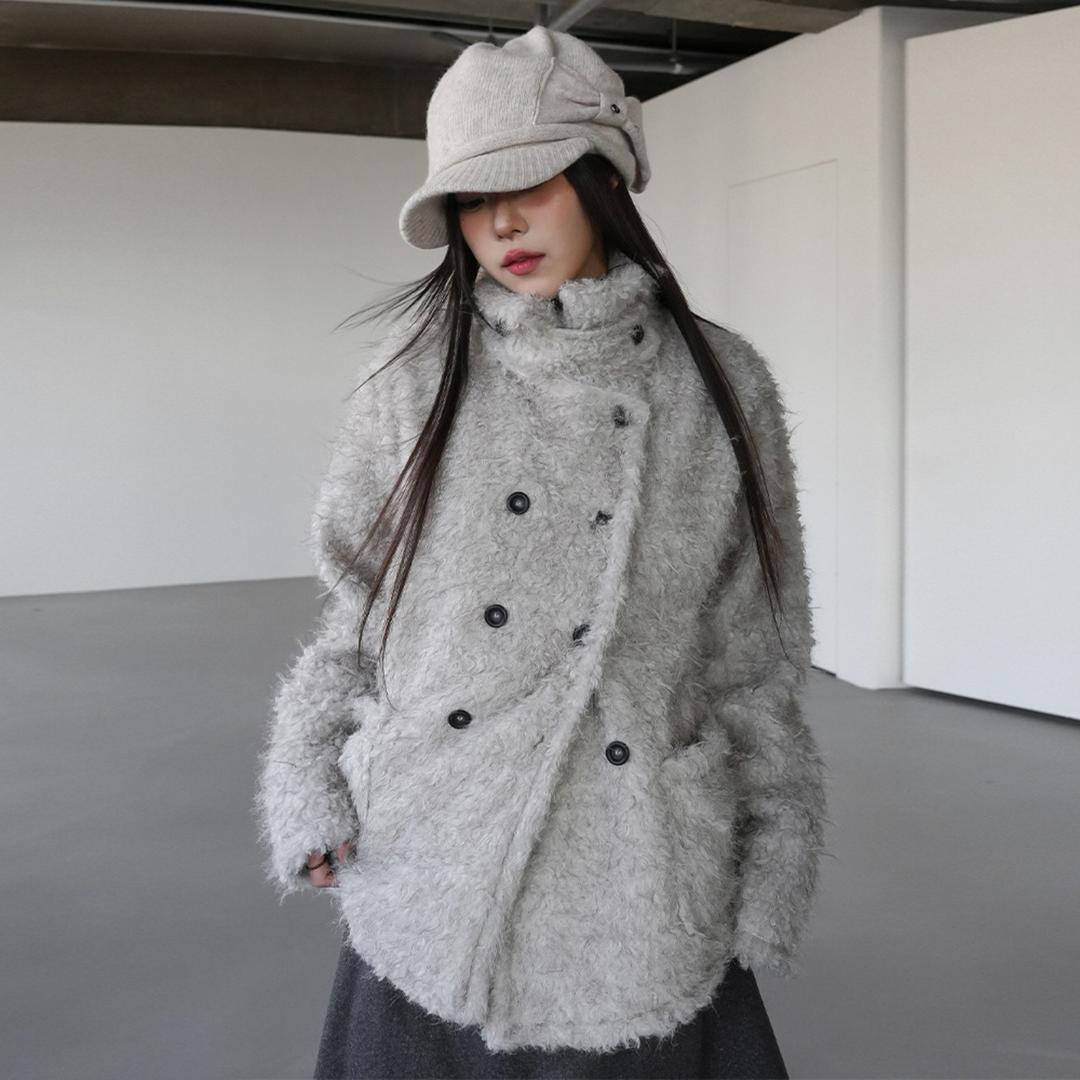 헤터 더블 퍼 자켓